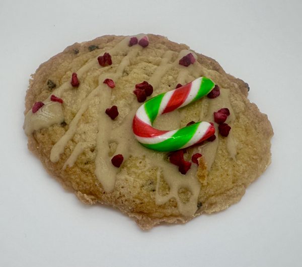 Raspberry and White Chocolate Cookie Christmas Edition (3 Cookies)