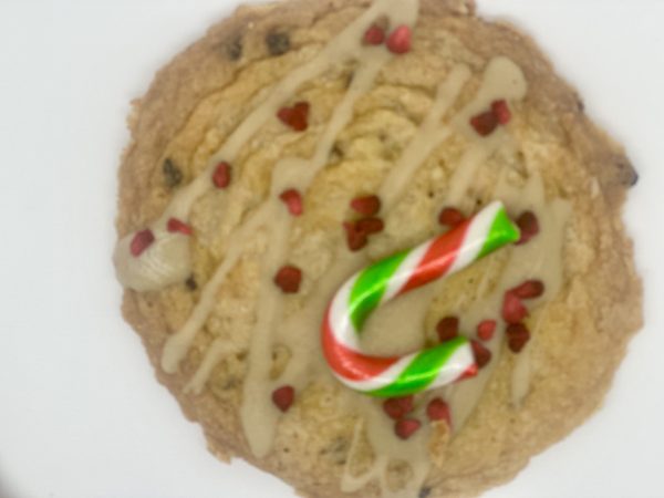 Raspberry and White Chocolate Cookie Christmas Edition (3 Cookies)
